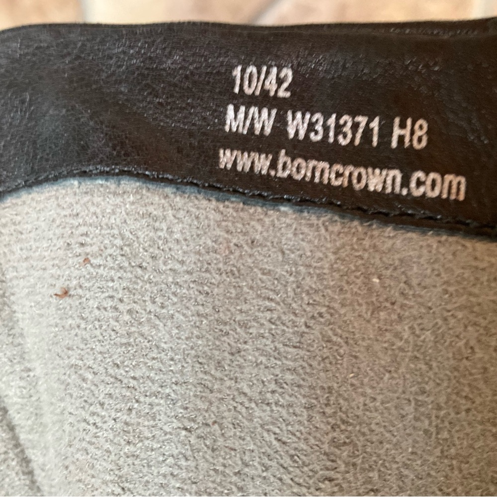 Born Mid-calf Black Leather Boots Size 10 - Picture 14 of 14